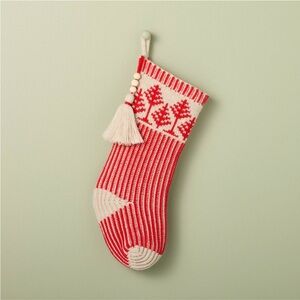 20" Tree Knit Stocking Red - Hearth & Hand™ with Magnolia